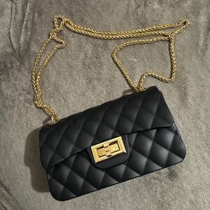 Black handbag